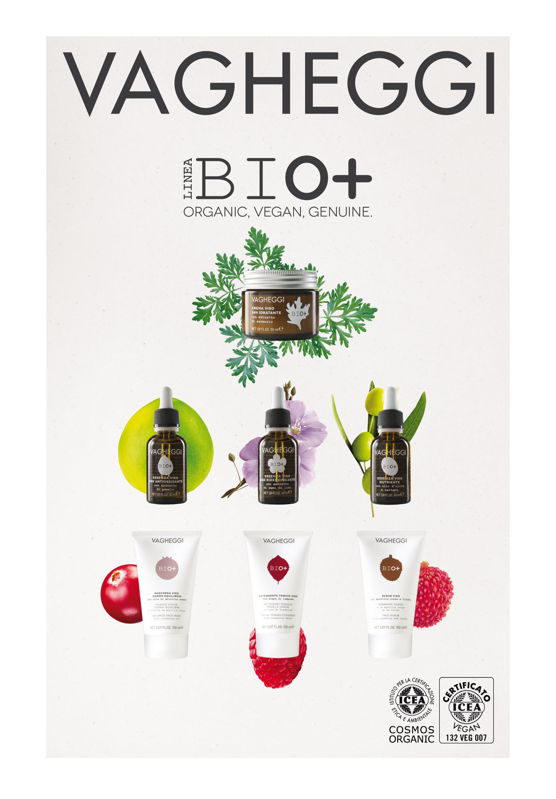 Vagheggi Bio + Facial Toning Cleanser 150ml