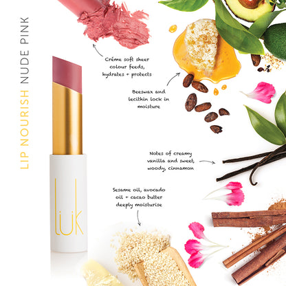 Luk Lip Nourish Nude Pink