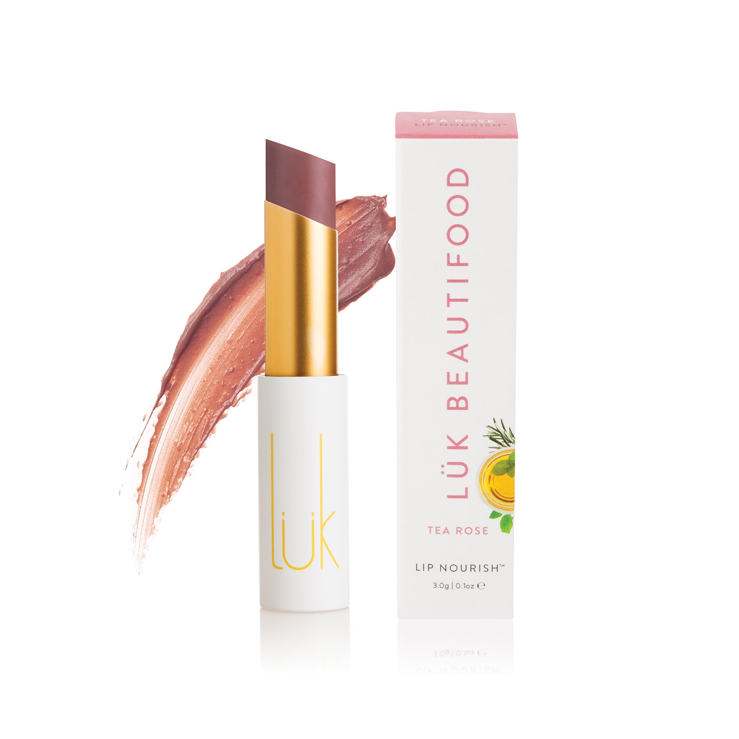 Luk Lip Nourish Tea Rose