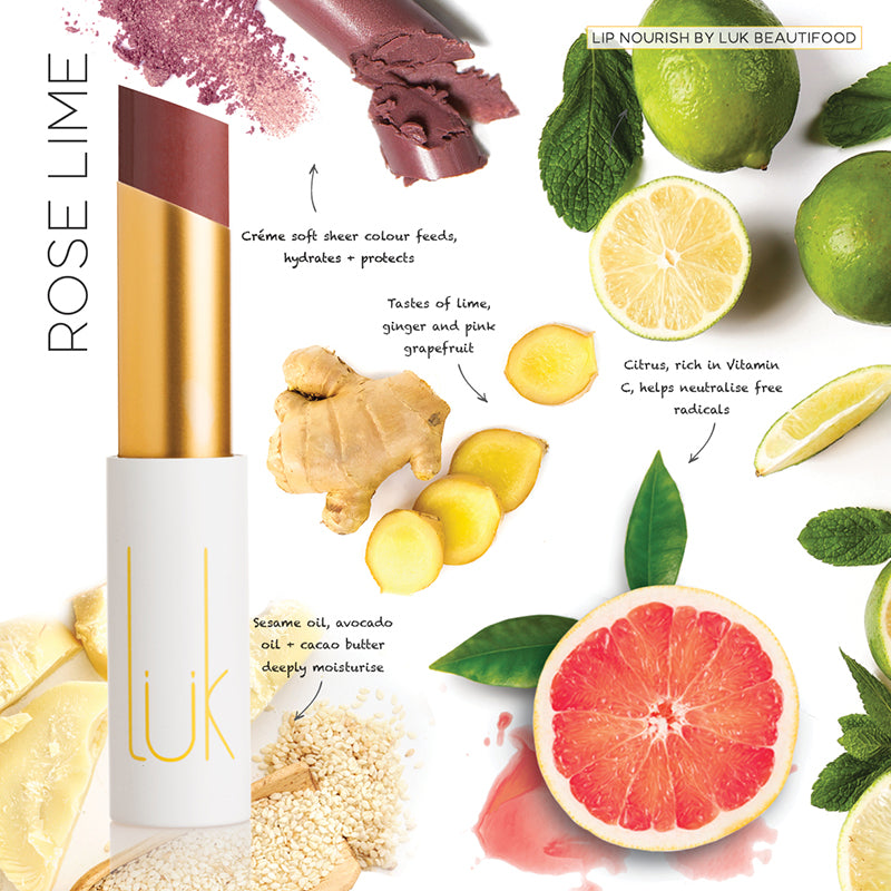 Luk Lip Nourish Rose Lime