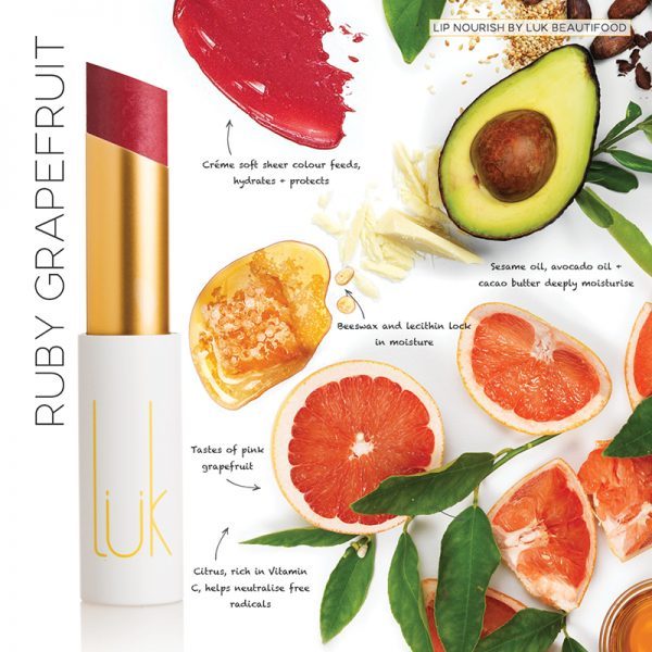Luk Lip Nourish Ruby Grapefruit
