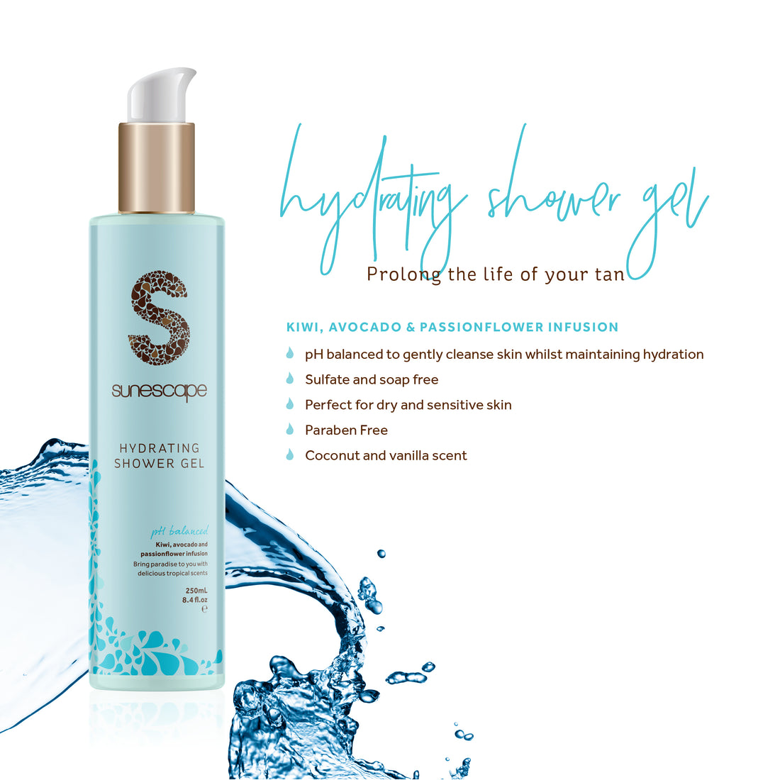 Sunescape Hydrating Shower Gel 250ml