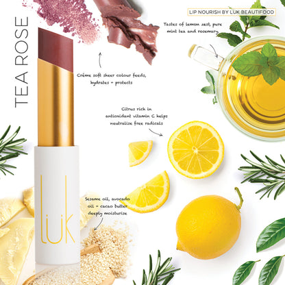 Luk Lip Nourish Tea Rose